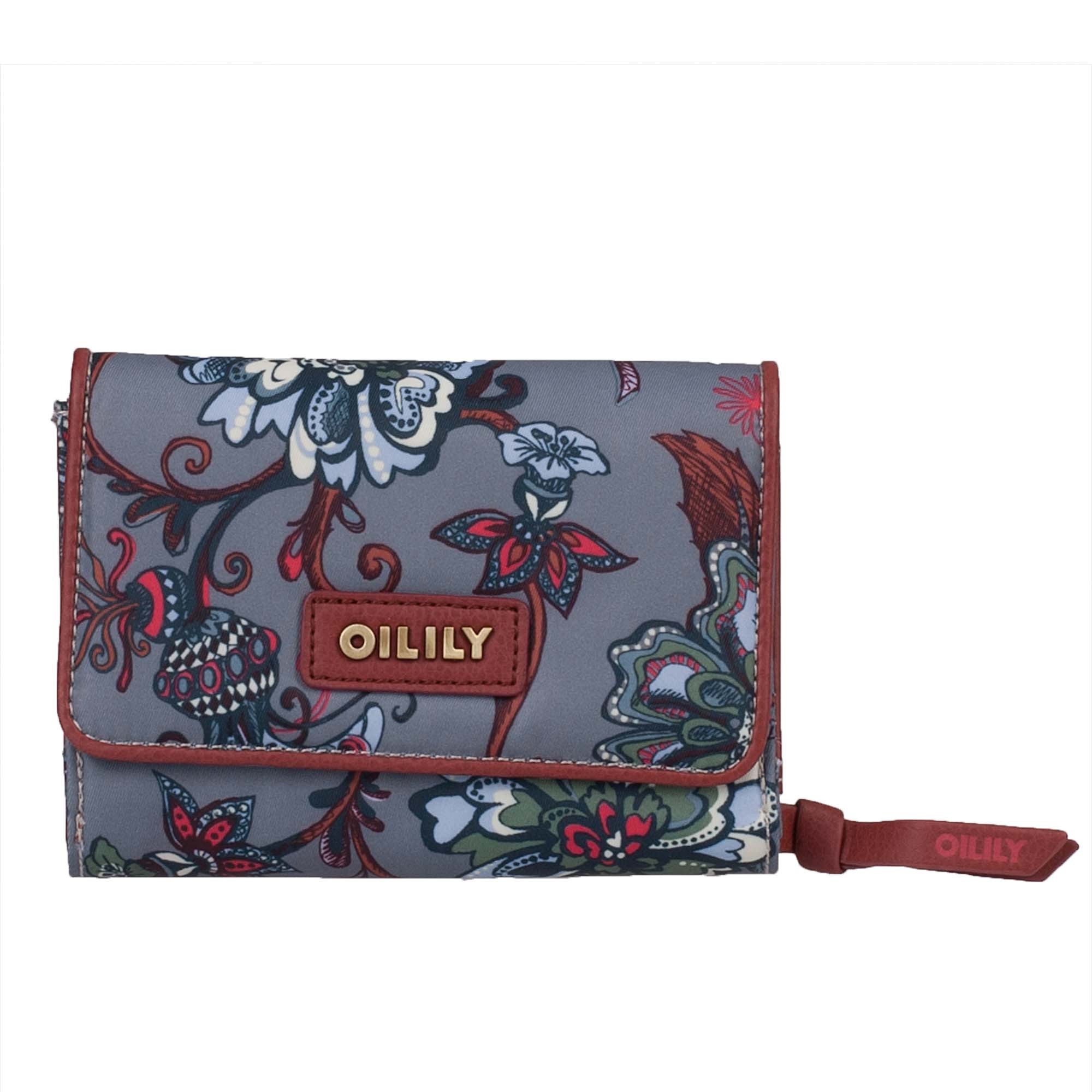 Oilily Kinder Geldbörse Rot - Süßes Portemonnaie Mit Klettverschluss Für Kinder