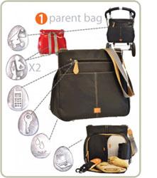 Oban Parent Bag Black