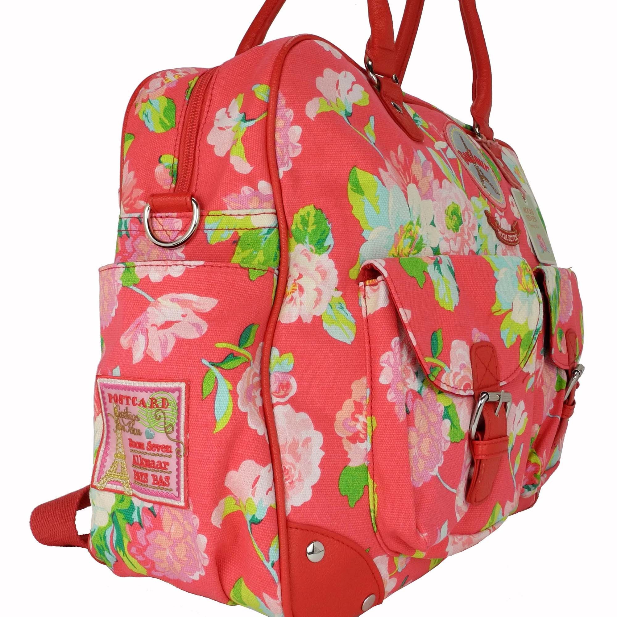 Room Seven Wickeltasche Diaper Bag Print Bages Bonjour Red Rot S147000 ...