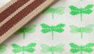 Pink Lining Green Dragonflies